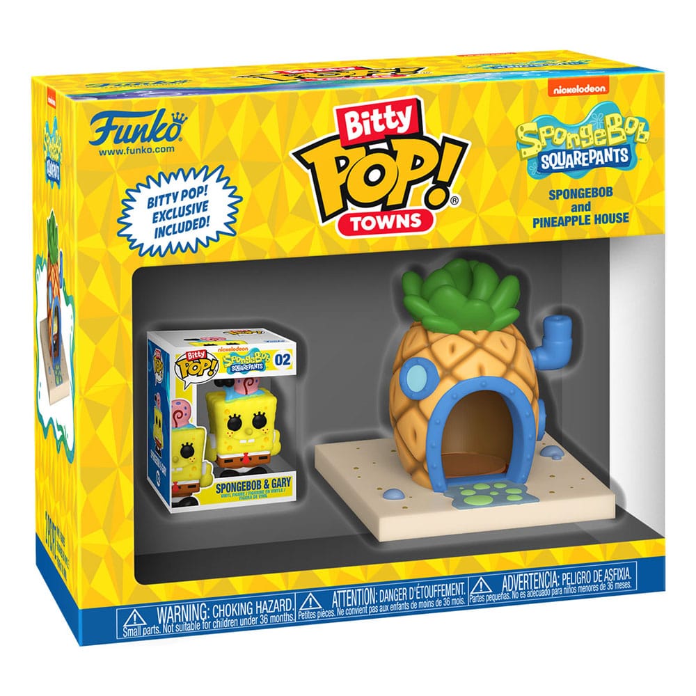 Figura Bitty POP Town Bob Esponja - Sponge Bob At Home