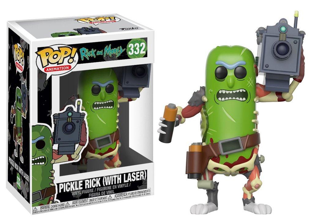 Figura POP Rick & Morty Pickle Rick With Laser