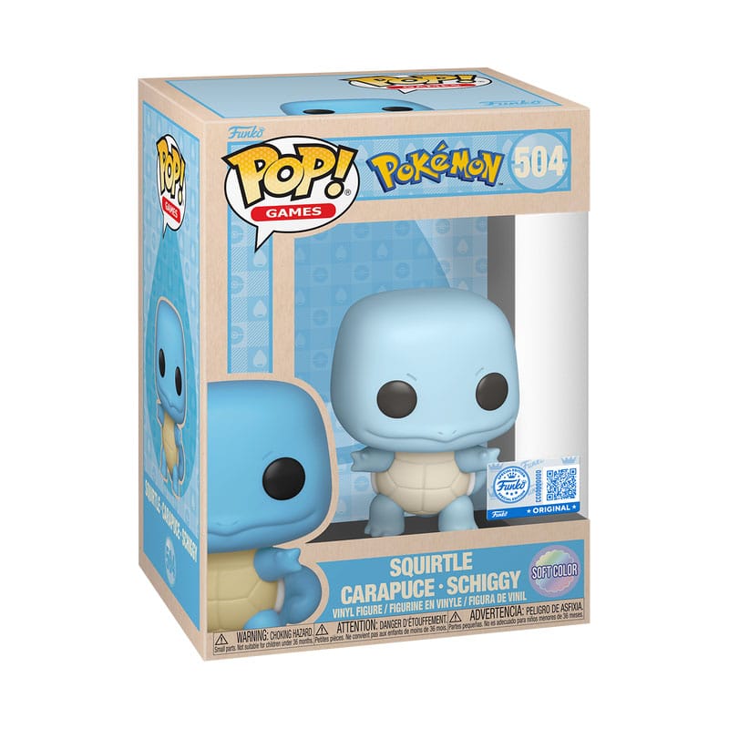 Funko Pop! Games Squirtle (SftClr — POKEMON