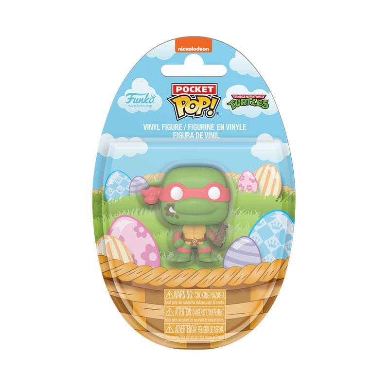 Funko Pop! Tortugas Ninja Pocket Vinyl Easter Easter Raphael Expositor (16 — TORTUGAS NINJA