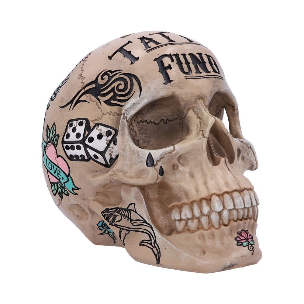 Hucha Skull Tattoo Fund Frikytopia