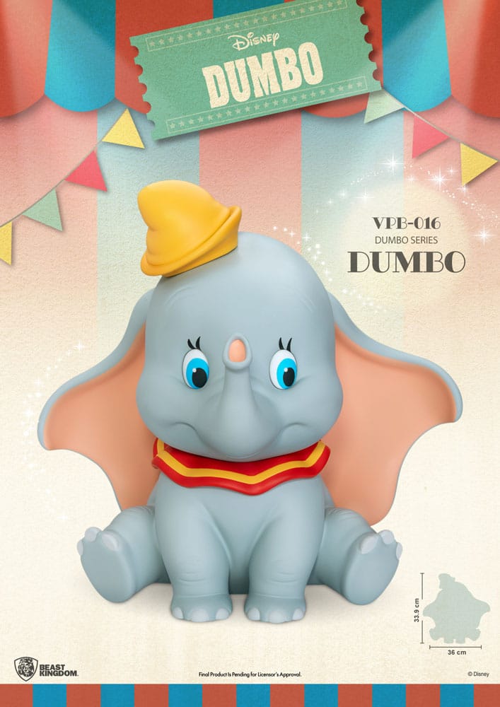 Disney hucha Funktional Figure Dumbo 34 cm