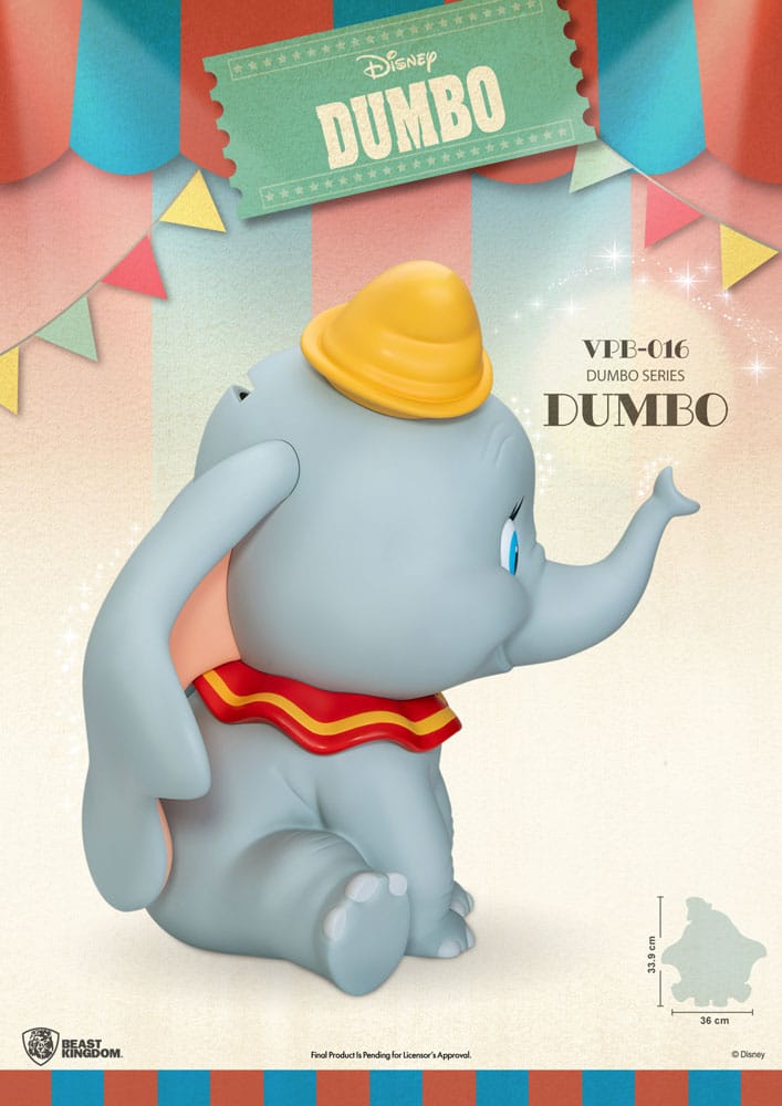 Disney hucha Funktional Figure Dumbo 34 cm
