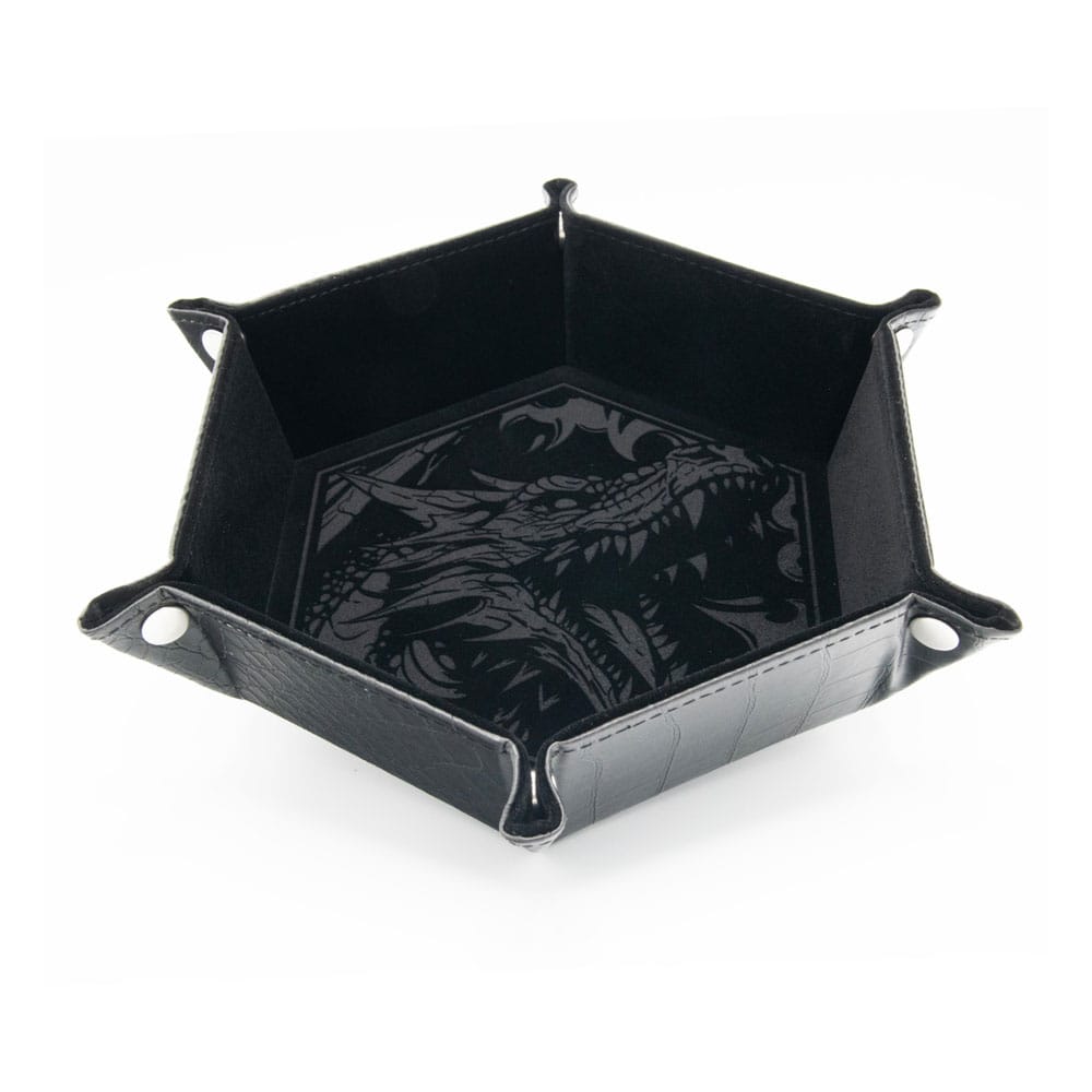 CritStones Bandeja plegable para dados Dragon Skin Edition Black Frikytopia