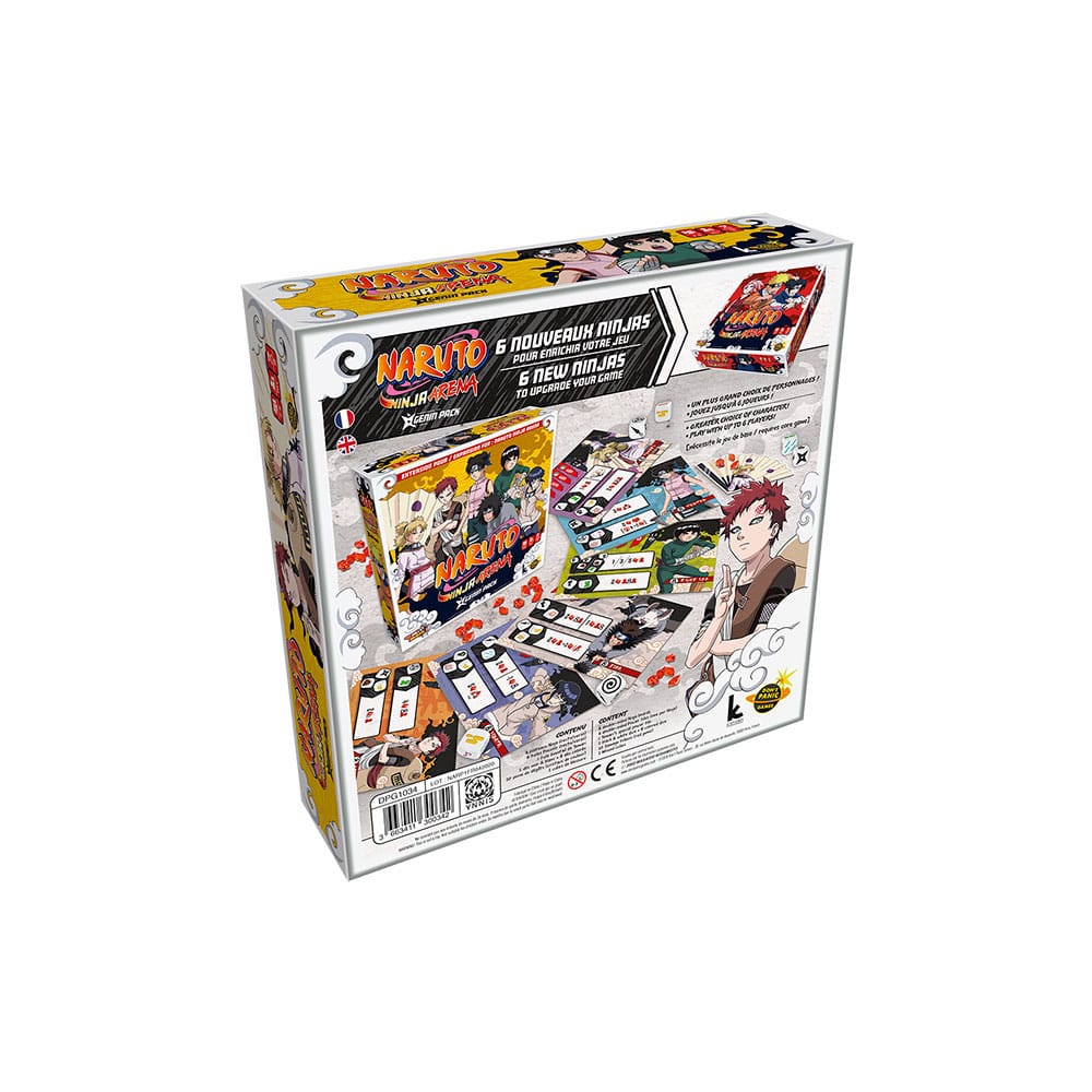 Juego de Mesa Naruto Ninja Arena Genin Pack Edad Recomendada 10 Años (ingles)