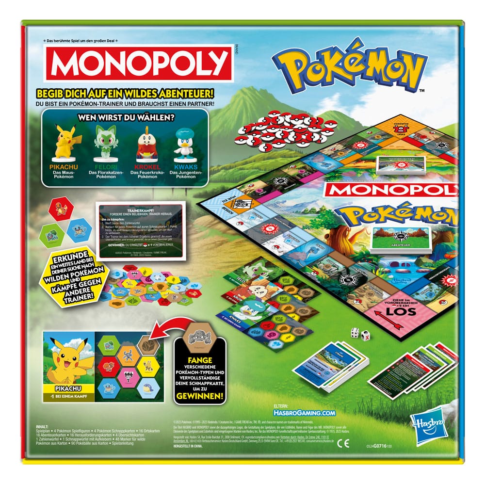 Pokémon Juego de Mesa Monopoly *Edición Aléman*