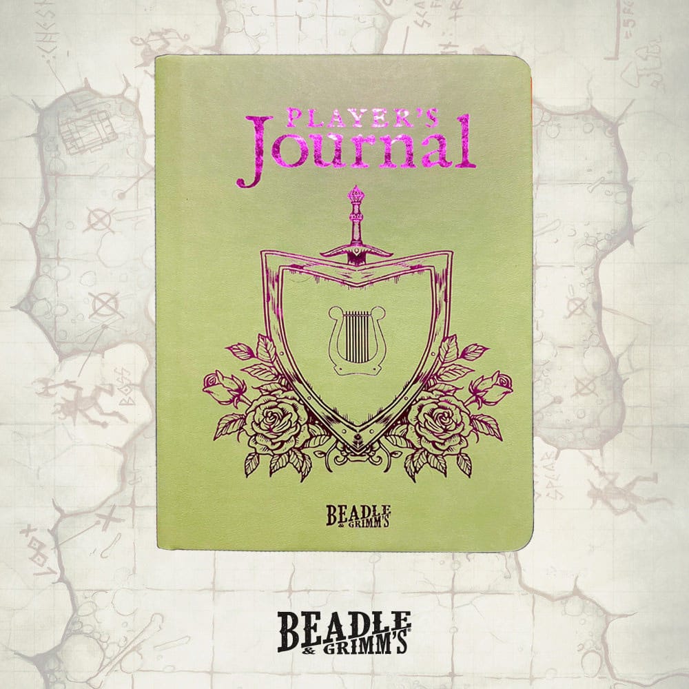 Libreta A5 Player's Journal Sage Green Shield Frikytopia