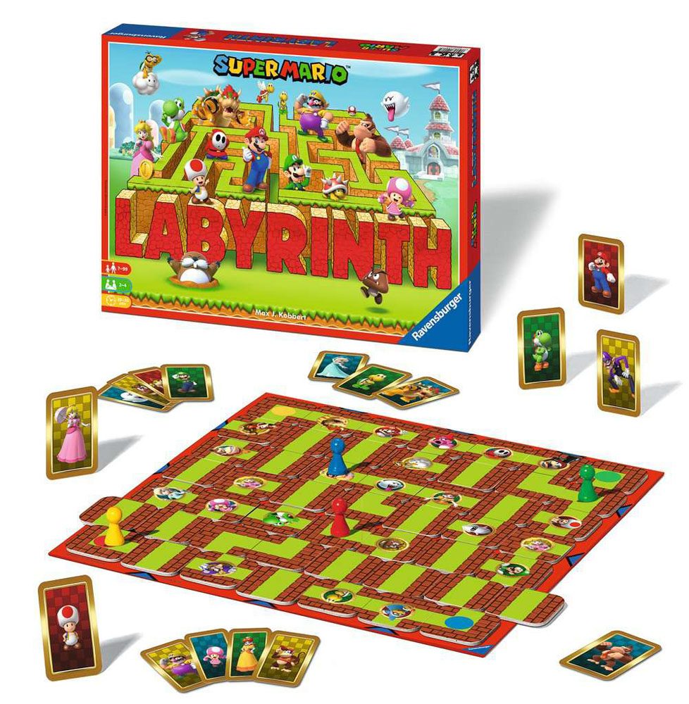 Super Mario Juego de Mesa Labyrinth