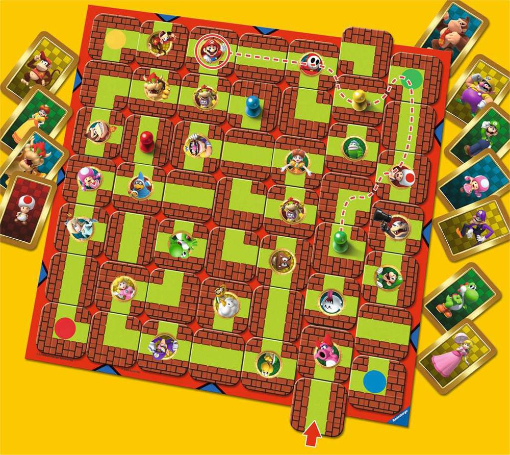Super Mario Juego de Mesa Labyrinth