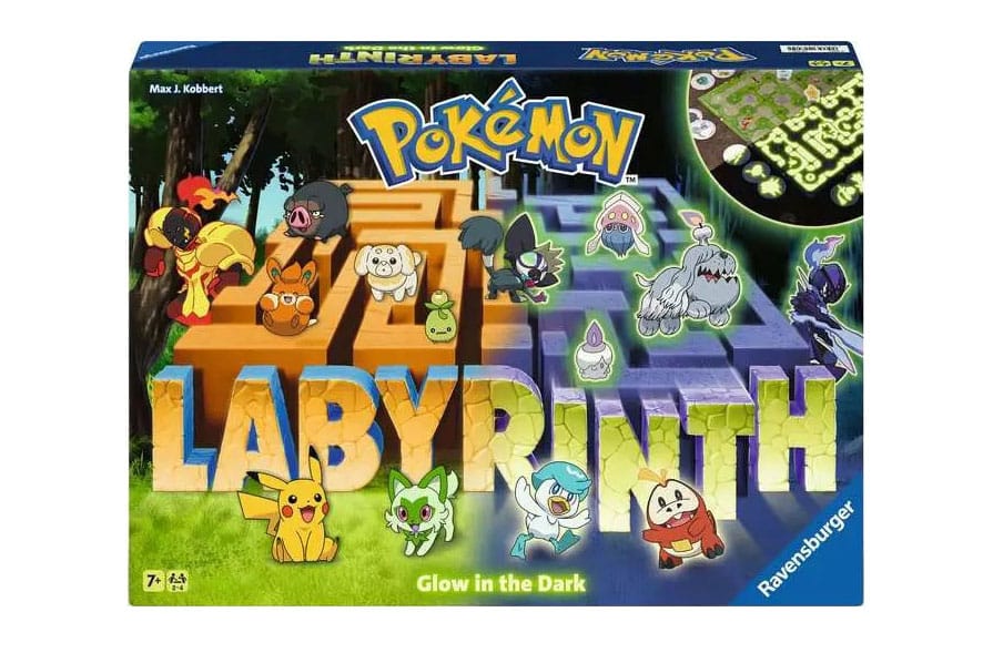 Pokémon Juego de Mesa Labyrinth Glow In The Dark