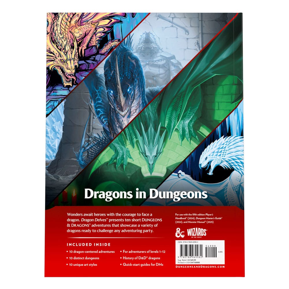 Dungeons & Dragons RPG Dragon Delves: An Adventure Anthology Inglés