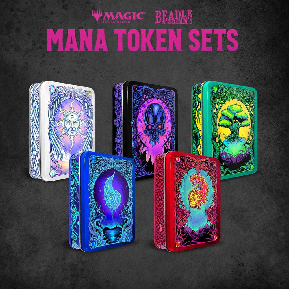 Magic The Gathering Dice And Token Pack Blue Mana