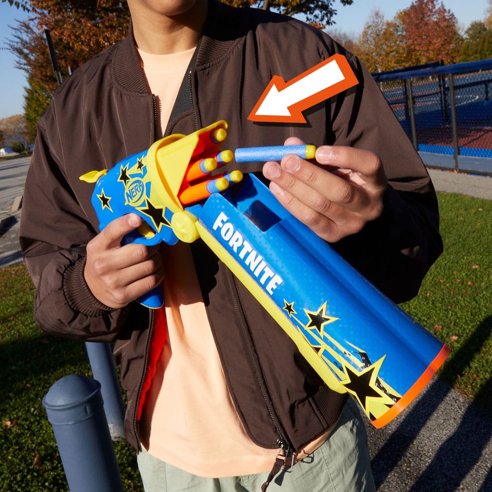Fortnite NERF Lanzador Half Tone Hero