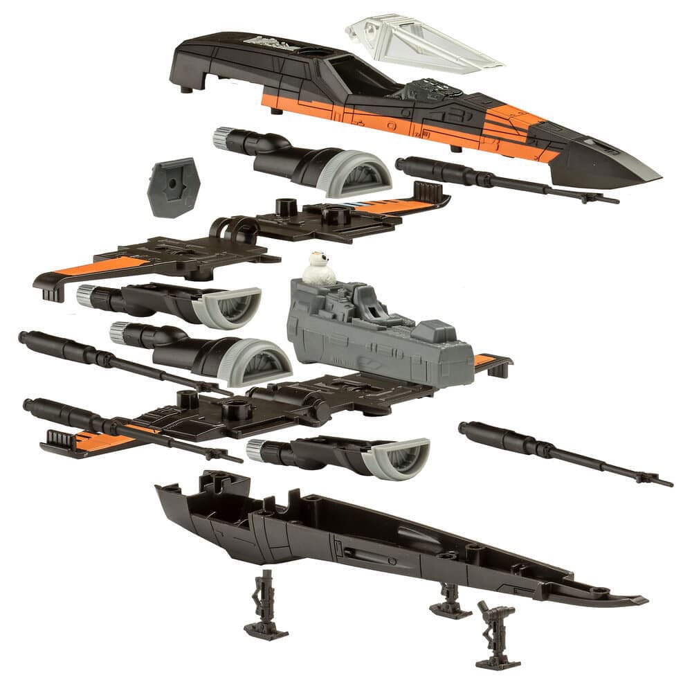 Star Wars Kit de maquetas 1/78 Poe's X-Wing Fighter 22 cm