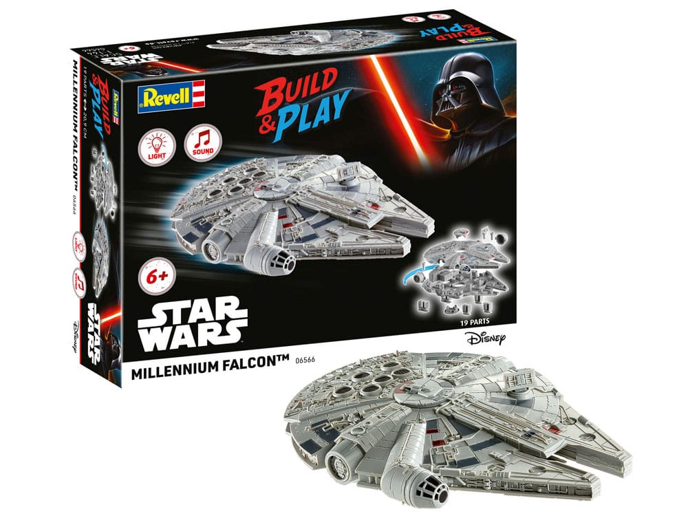 Star Wars Kit de maquetas 1/164 Millennium Falcon 21 cm