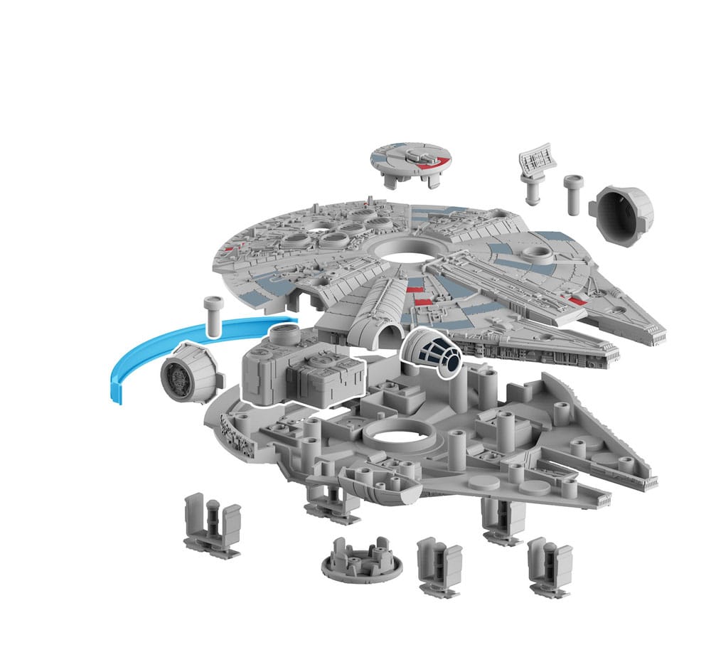 Star Wars Kit de maquetas 1/164 Millennium Falcon 21 cm