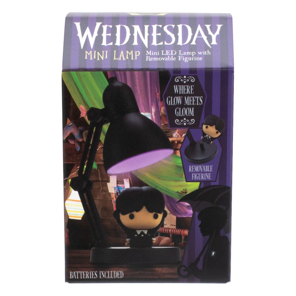 Wednesday Lámpara LED Mini con Figura 10 cm