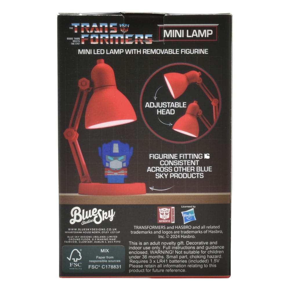 Transformers Lámpara LED Mini con Figura 10 cm