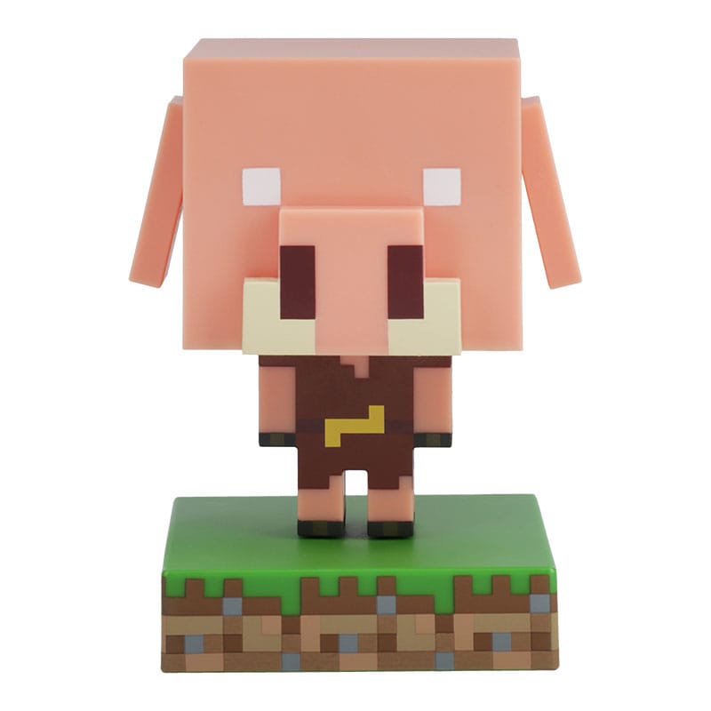 Minecraft Lámpara Icons Piglin 11 cm Frikytopia