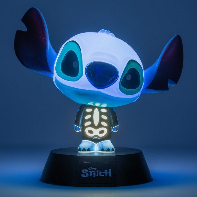 Lilo & Stitch Iconos Esqueléticos de con Luz Stitch 11 cm