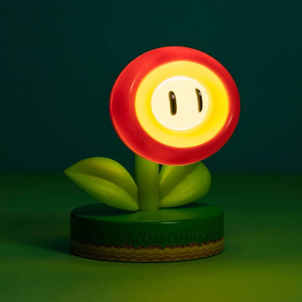 Super Mario Lámpara Icon Fire Flower (V2)