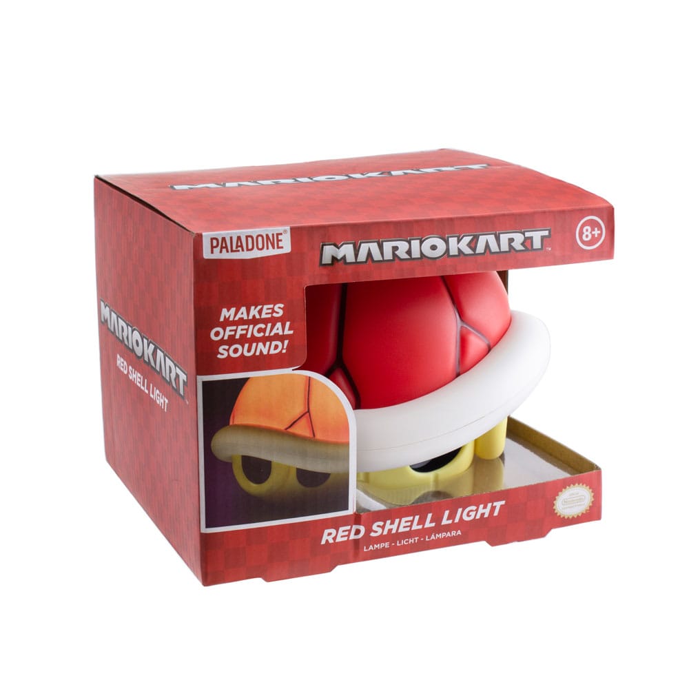Mario Kart Lámpara con Sonido Red Shell 12 cm