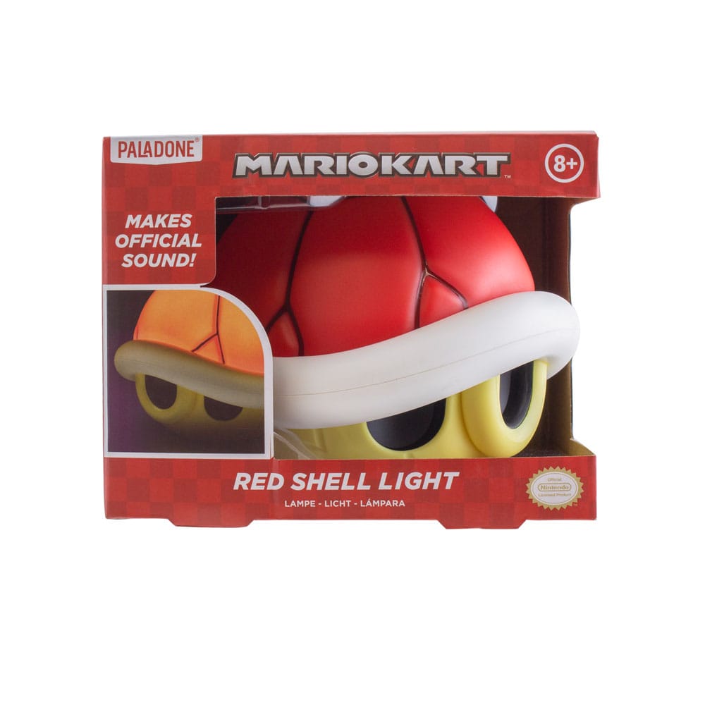 Mario Kart Lámpara con Sonido Red Shell 12 cm