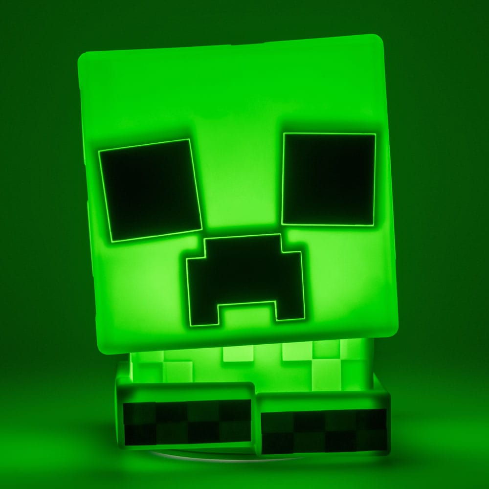Minecraft Lámpara Squishy Glo Creeper 15 cm