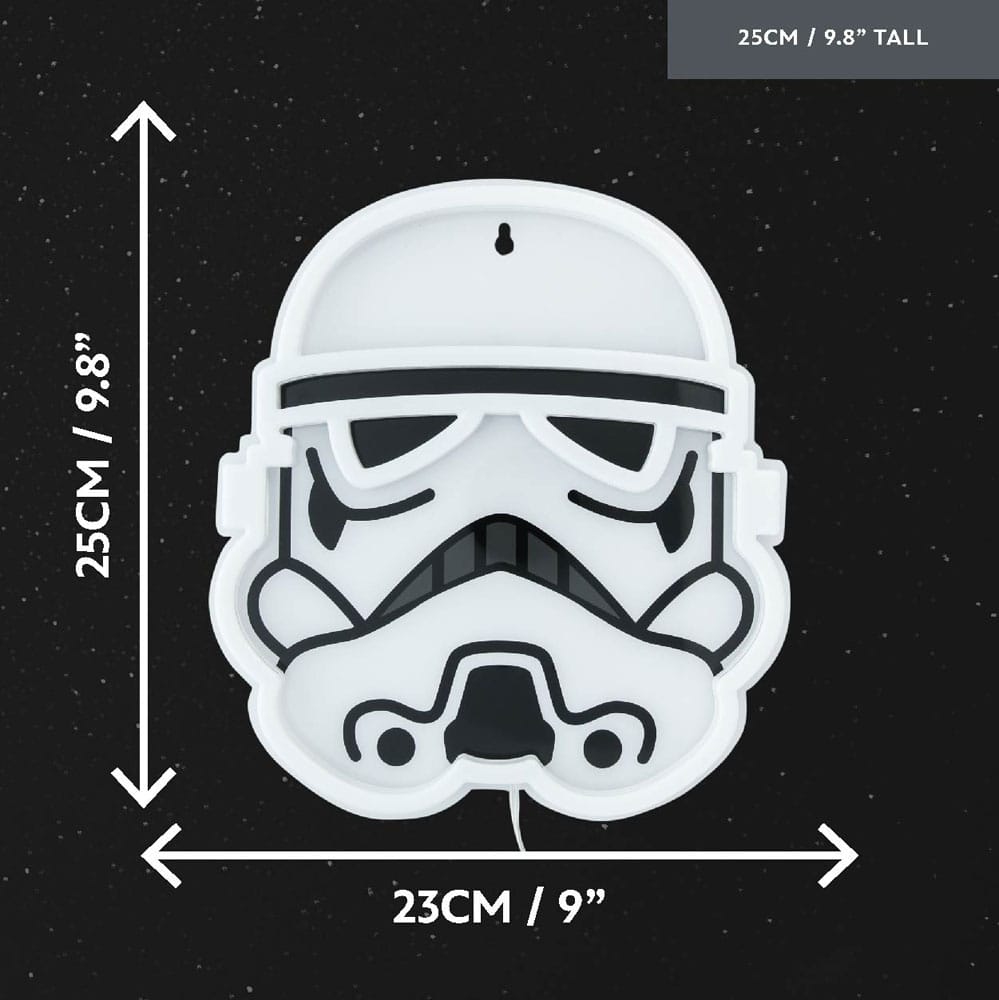 Star Wars Lámpara de Pared LED Stormtrooper Neon