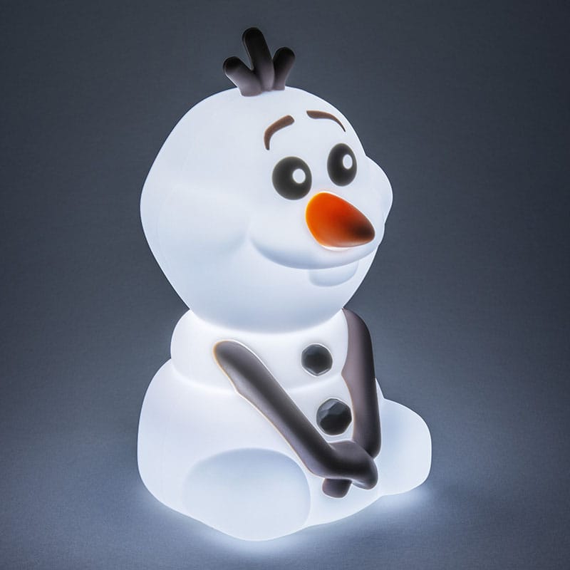 Frozen: el Reino del Hielo Lámpara Squishy Glo Olaf 15 cm