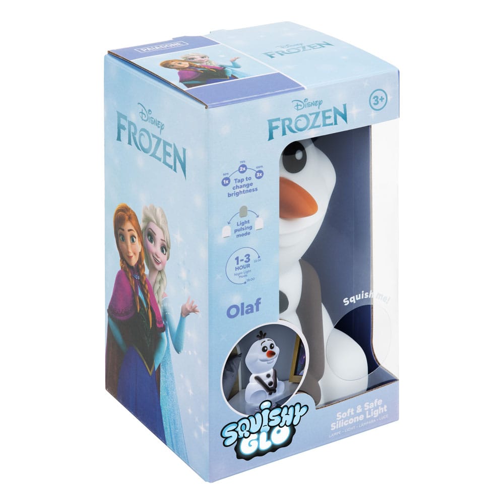 Frozen: el Reino del Hielo Lámpara Squishy Glo Olaf 15 cm