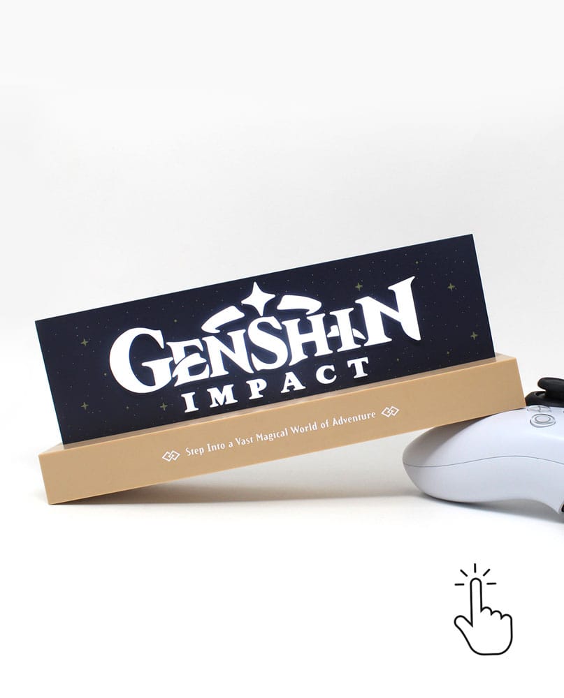 Genshin Impact Lámpara LED Logo 22 cm