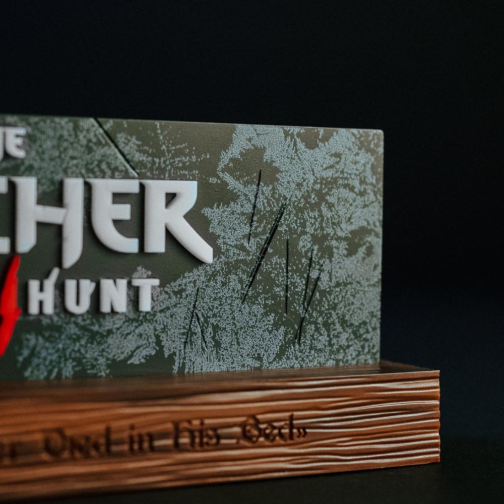 The Witcher Lámpara LED Wild Hunt Logo 22 cm