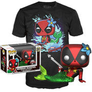 Set Figura POP Tee DC Comics Harley Quinn Talla XL