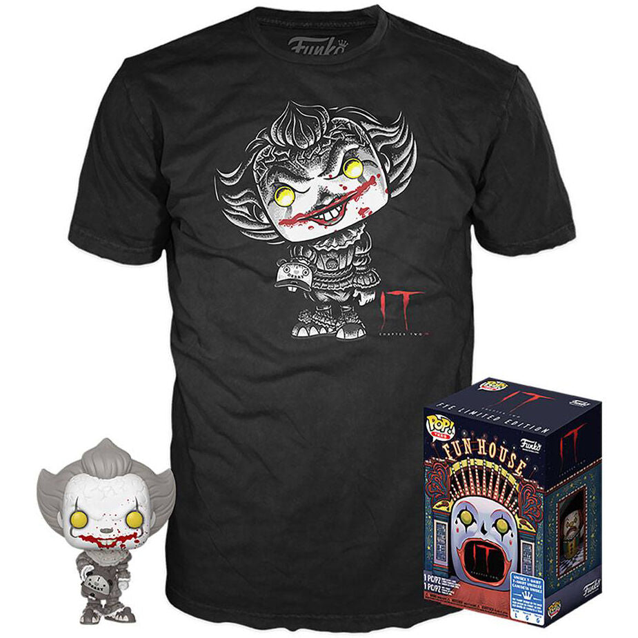 Set Figura POP Tee IT 2 Pennywise Exclusive Talla M