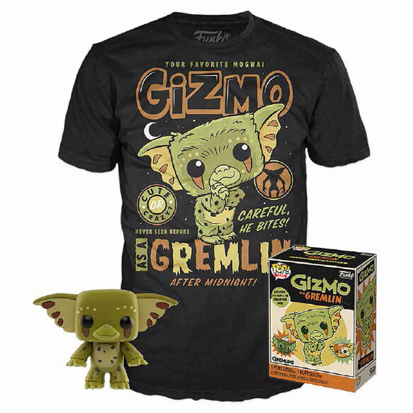 Set Figura POP Tee Gremlins Gizmo Exclusive Talla S