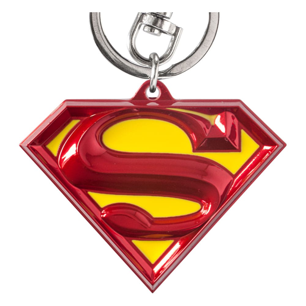 DC Llavero Estaño Superman Logo de Color