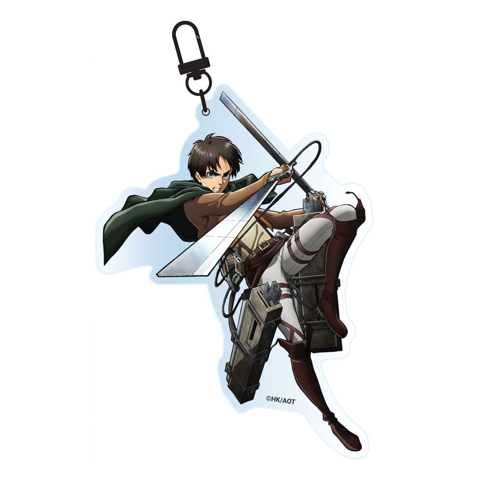 Attack On Titan Llavero Acrilico Eren Jaeger