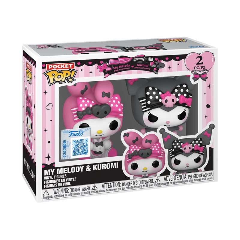 Funko Pop! Hello Kitty Pack de 2 Llaveros Vinyl My Melody & Kuromi — HELLO KITTY