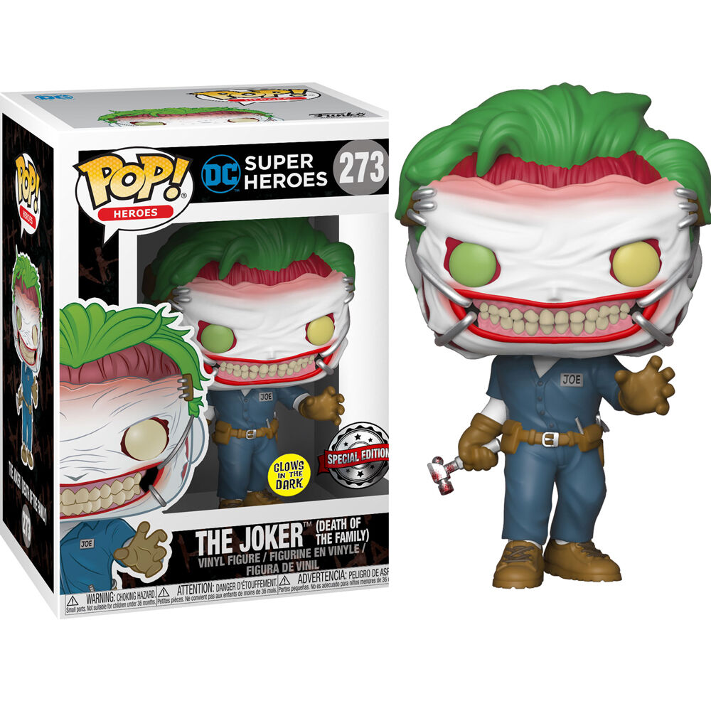Set Figura POP Tee DC Comics The Joker Exclusive Talla M