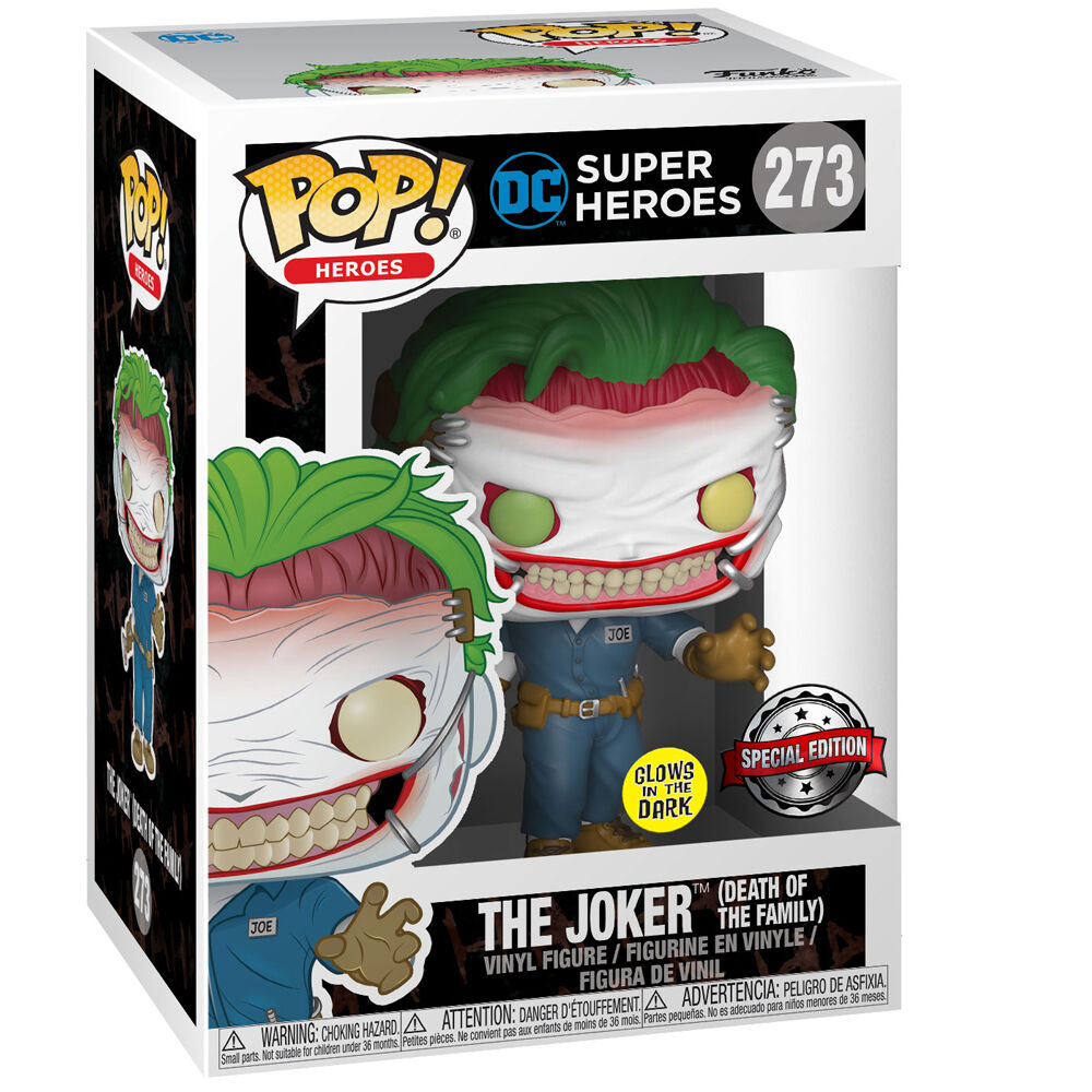 Set Figura POP Tee DC Comics The Joker Exclusive Talla M
