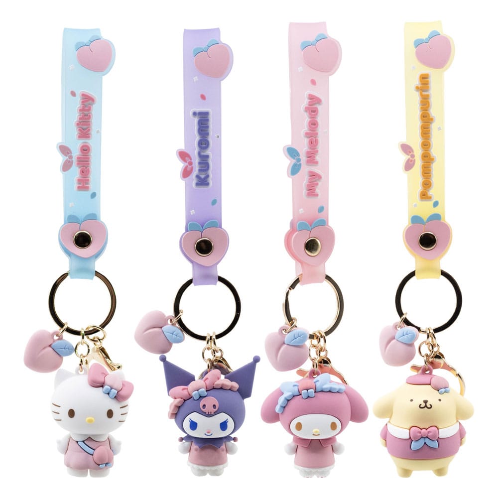 Sanrio Llaveros Peach Series Hello Kitty And Friends Expositor (12)