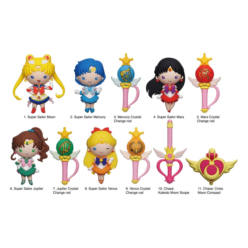 Sailor Moon Colgantes PVC 3D Series 7 Expositor (24) Frikytopia