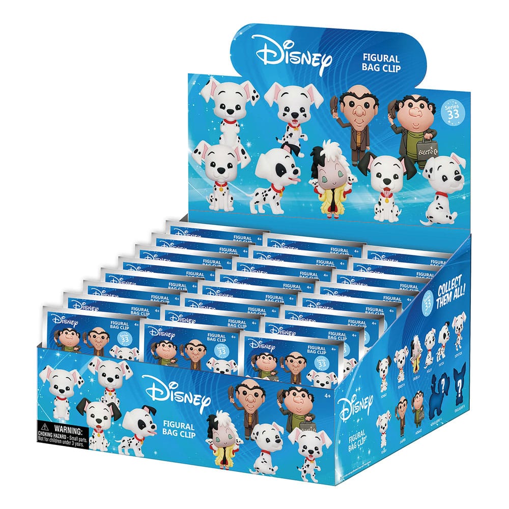 Disney Colgantes PVC 3D 101 Dálmatas Series 33 Expositor (24)