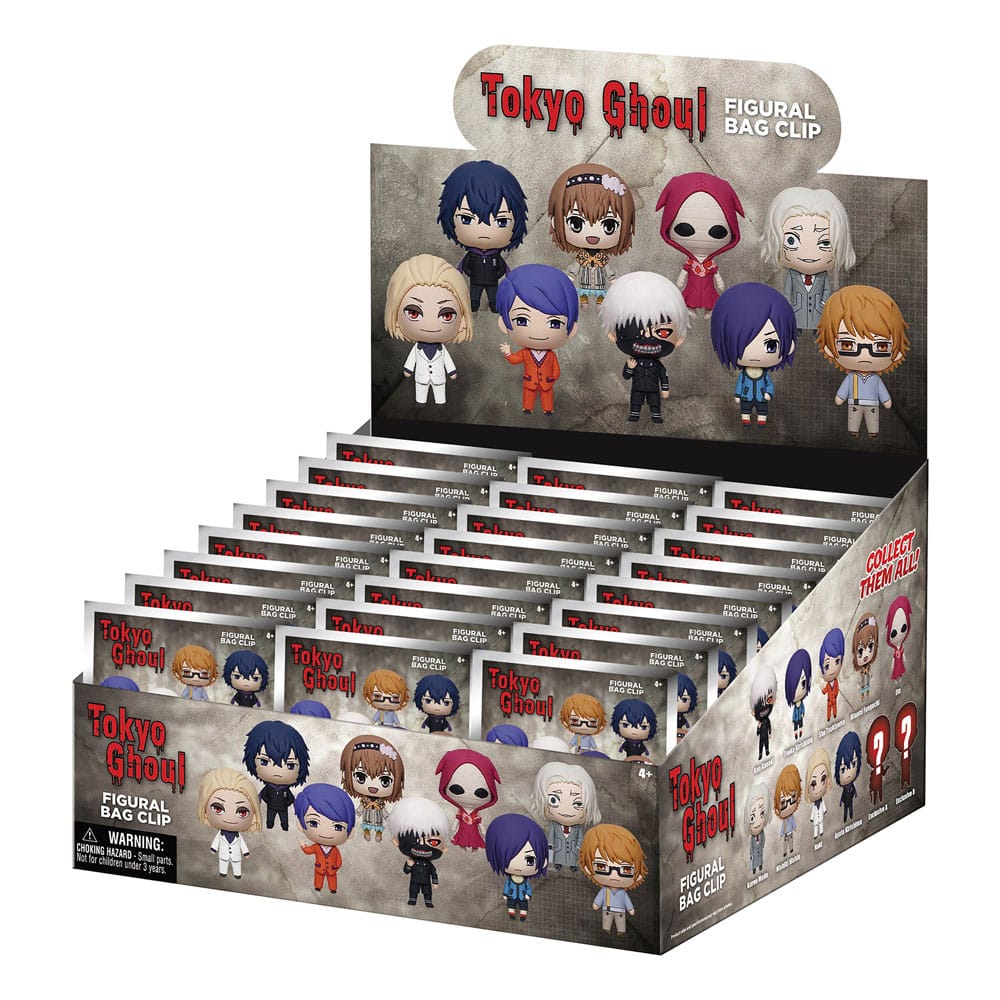 Tokyo Ghoul Colgantes PVC 3D Expositor Series 2 (24) Frikytopia