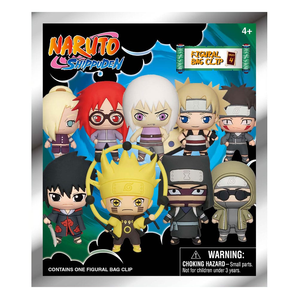 Naruto Shippuden Colgantes PVC 3D Series 4 Expositor (24)