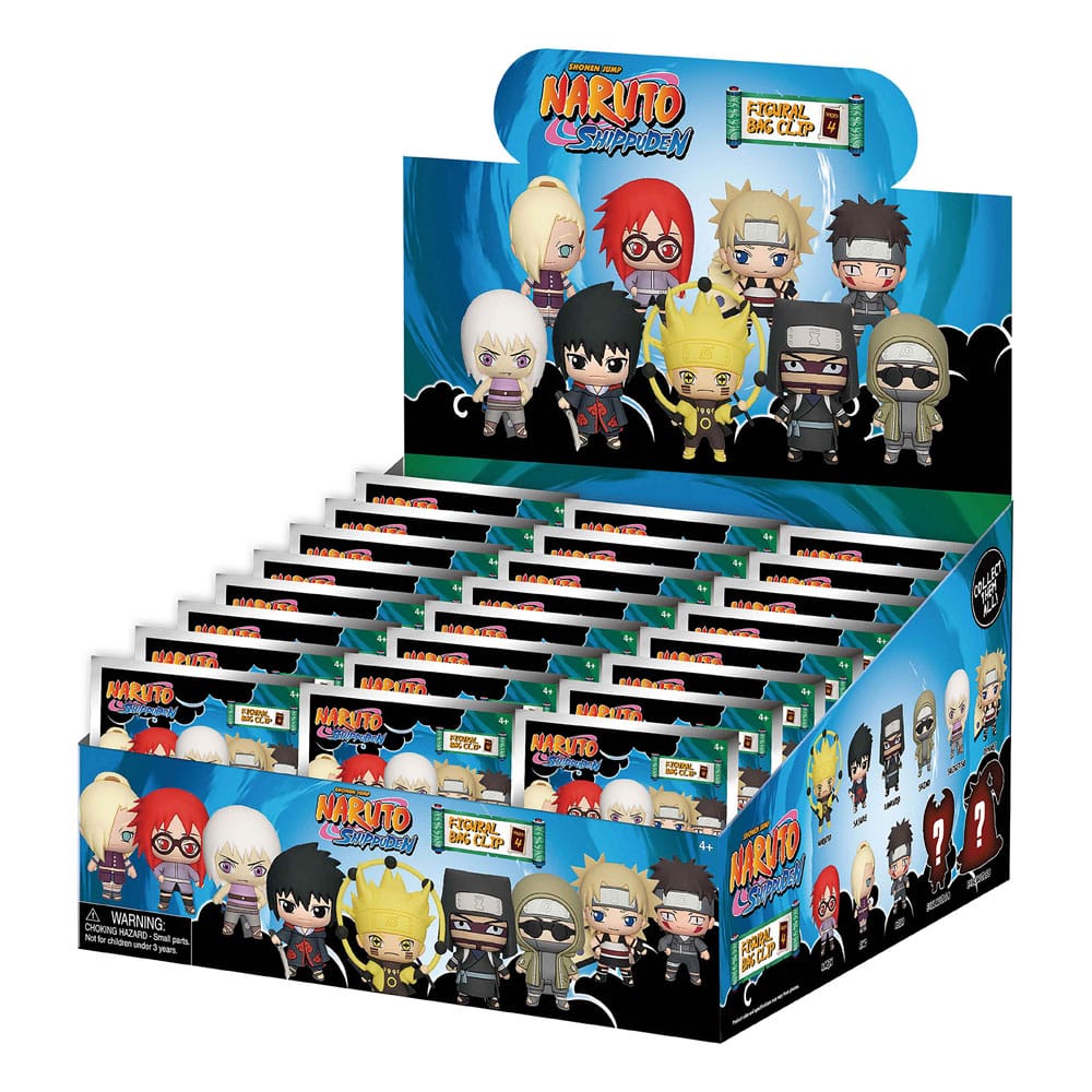 Naruto Shippuden Colgantes PVC 3D Series 4 Expositor (24)