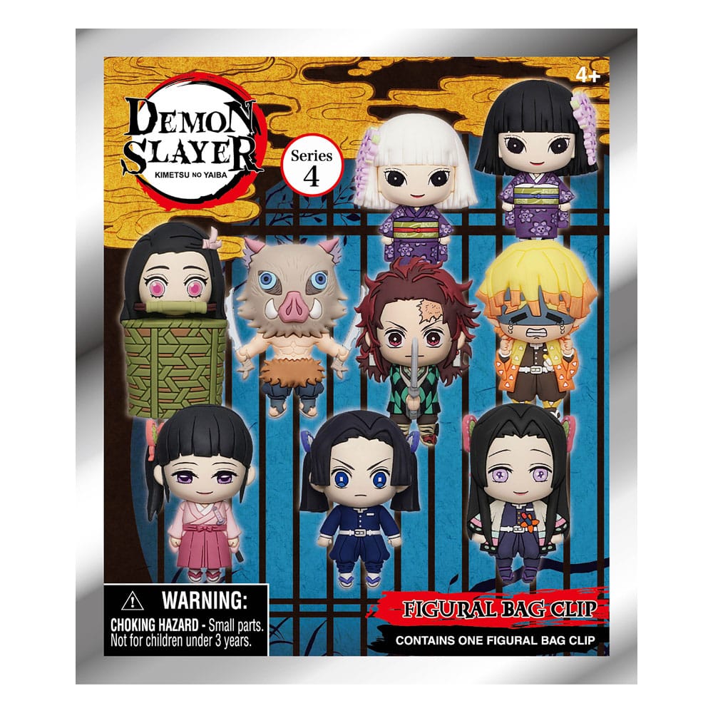Demon Slayer: Kimetsu No Yaiba Colgantes PVC 3D Series 4 Expositor (24)