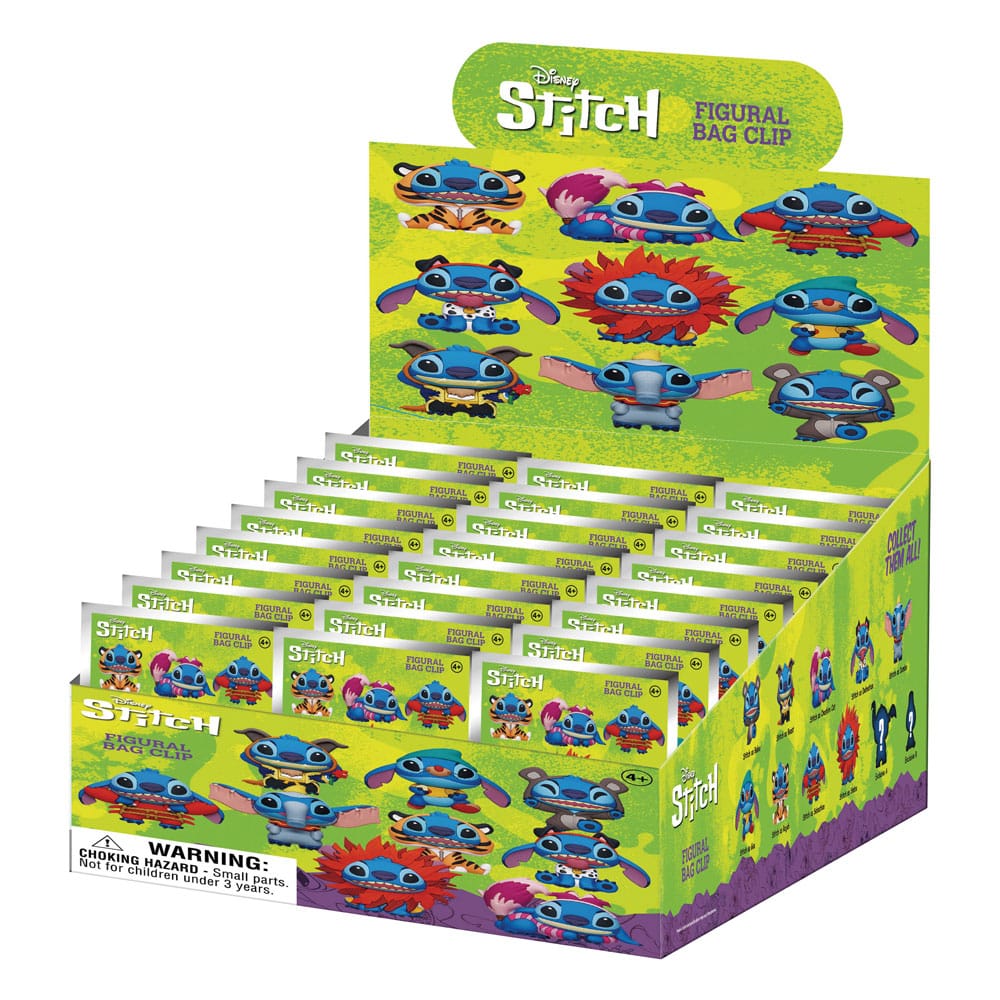 Lilo & Stitch Colgantes PVC 3D Expositor Stitch in costume Serie 1 (24) Frikytopia