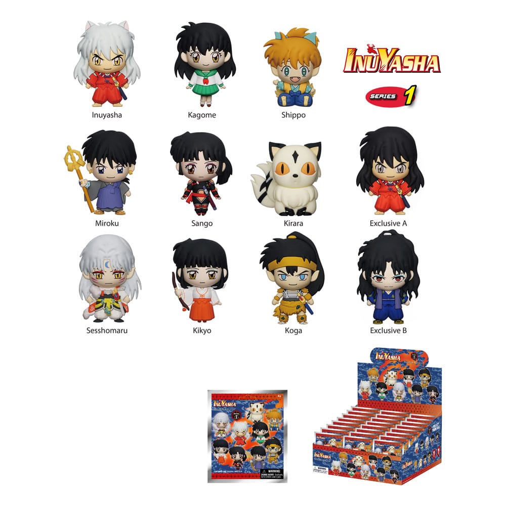 Inuyasha Colgantes PVC Series 1 Expositor (24)